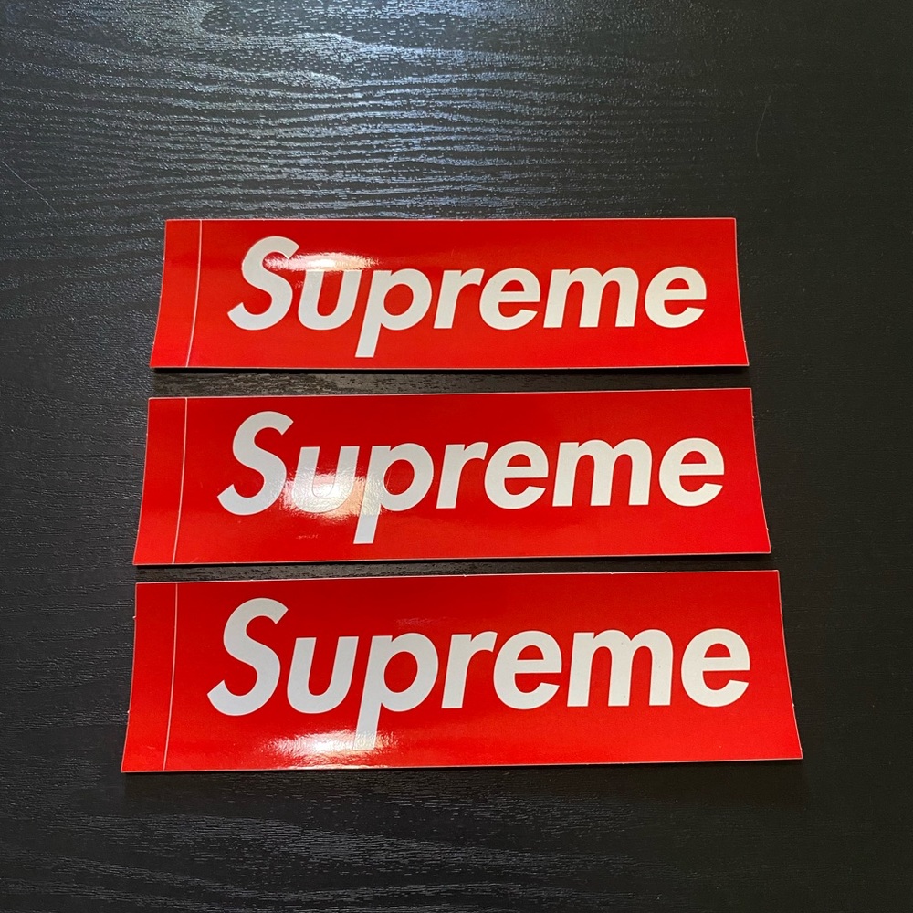 Supreme Box Logo Sticker Pack.